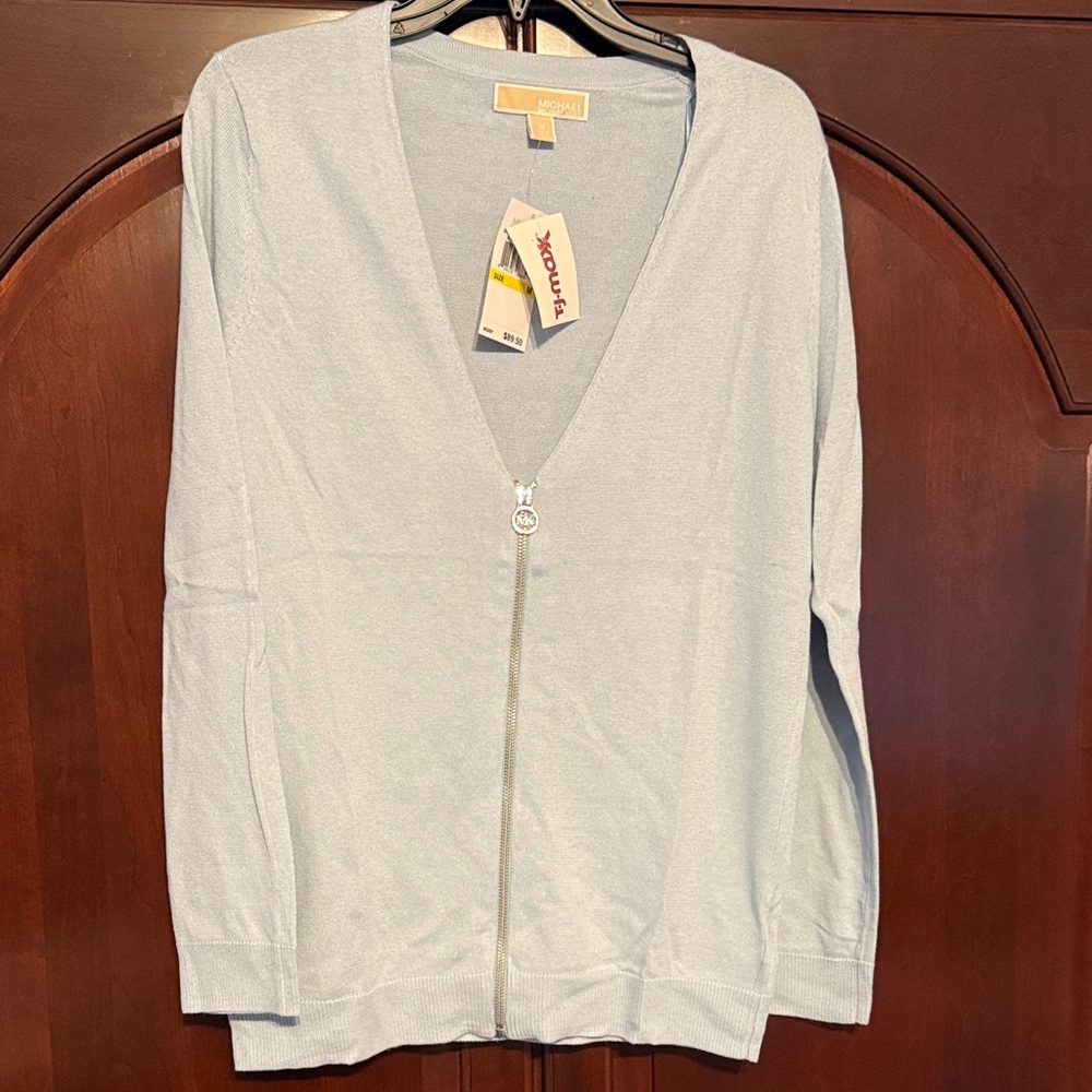 Michael Kors Sky Blue Knit Sweater